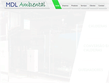 Tablet Screenshot of mdlambiental.com.br